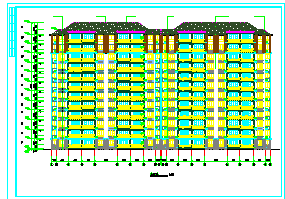 某地区12层小高层住宅楼建筑cad设计图带效果图_图1