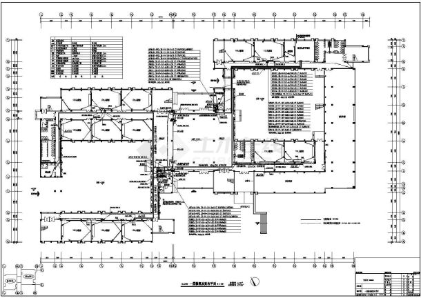 知名大学公共教学楼电气CAD图纸-图一