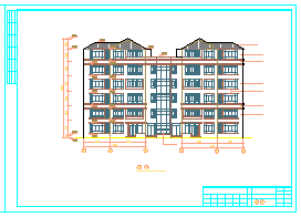 广州冠迪花园几套复式公寓建筑设计cad扩出图
