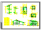藏式别墅建筑设计CAD施工图纸-图二