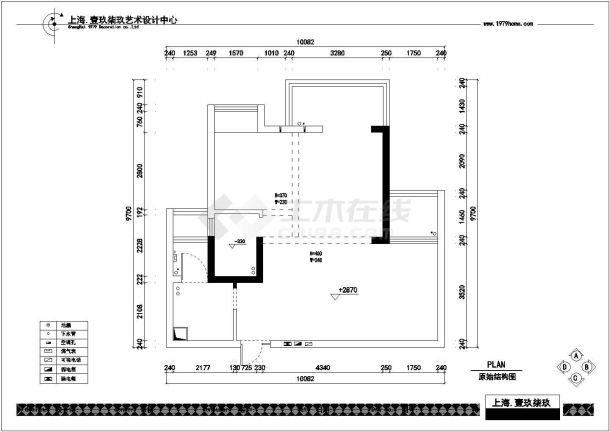 两室两厅北欧风格全套装修设计施工图-图一