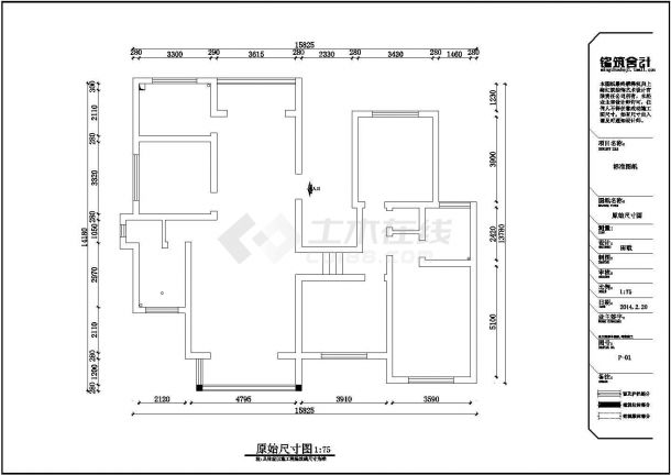 贵州兴义地中海风格住宅装修施工图（含效果图）-图一