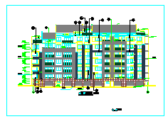 6层住宅楼全套建筑施工设计cad图纸_图1