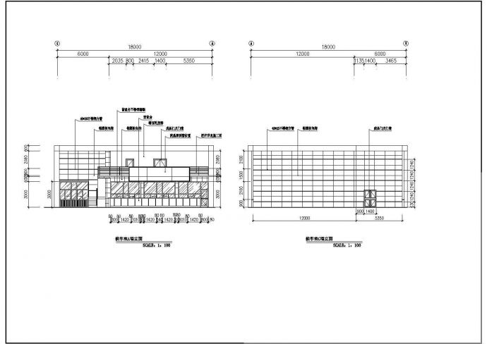 4层2300平米框架结构长途客运站施工图_图1