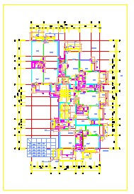 北京某在建楼盘户型设计cad施工图-图一