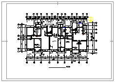 带跃层和带屋顶窗住宅楼建施设计cad图纸_图1