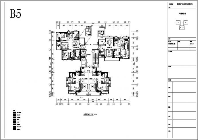 某现代风格高层框剪结构住宅楼设计cad全套建筑施工图_图1