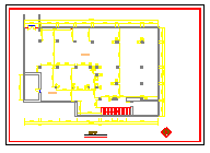  CAD construction drawing for design and decoration of Internet cafes in a certain area - Figure 2