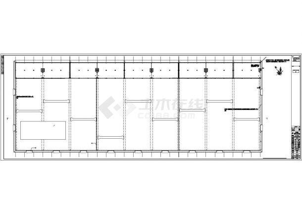 东莞市某大型五金机械厂2层钢结构厂房电气系统设计CAD图纸-图二