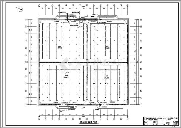 重庆市某大型物流中转站单层钢结构仓库电气系统设计CAD图纸-图二