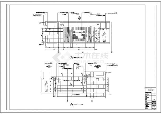  CAD Schematic Diagram for Decoration Design of a Coffee Bar - Figure 1