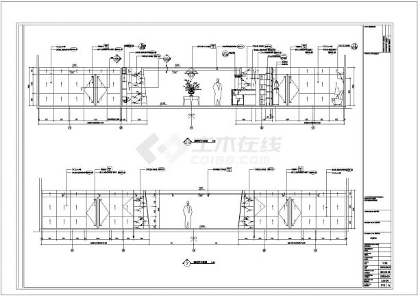  CAD Schematic Diagram for Decoration Design of a Coffee Bar - Figure 2