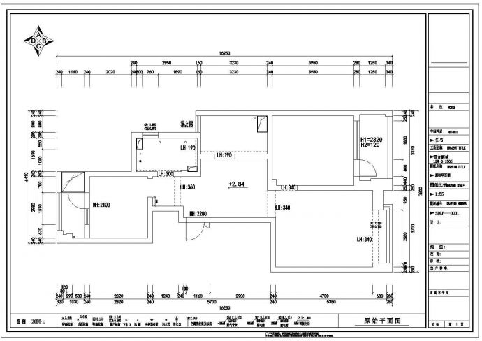 90平米日式住宅装修施工图_图1