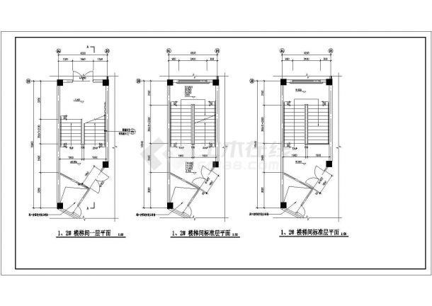 某教学楼建筑大样图纸（CAD，16张图纸）-图二