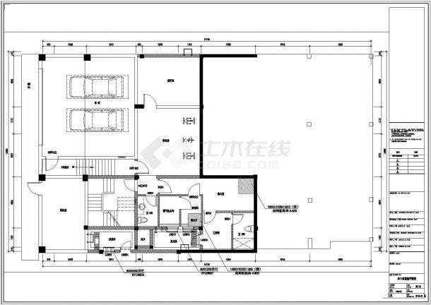 欧式三层别墅装修设计施工图-图一