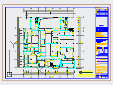 金德科技办公空间装修施工图丶带效果图-图二
