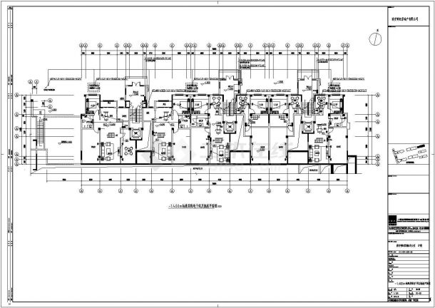 某多层框架结构住宅楼配电设计cad全套电气施工图（含弱电设计，含设计说明）-图一