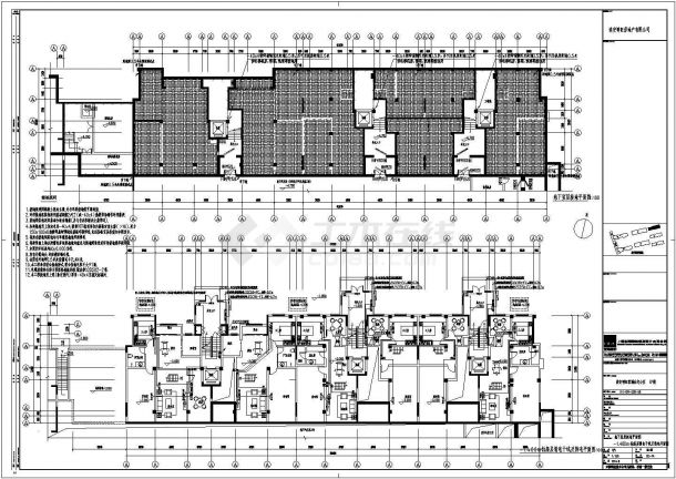 某多层框架结构住宅楼配电设计cad全套电气施工图（含弱电设计，含设计说明）-图二
