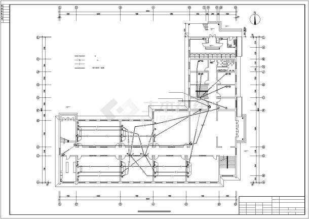 某小学四层教学楼全套电气设计施工图纸-图二