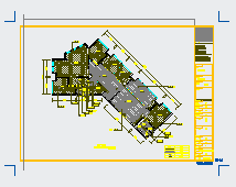 融海投资办公空间装修设计CAD施工图丶带效果图-图一