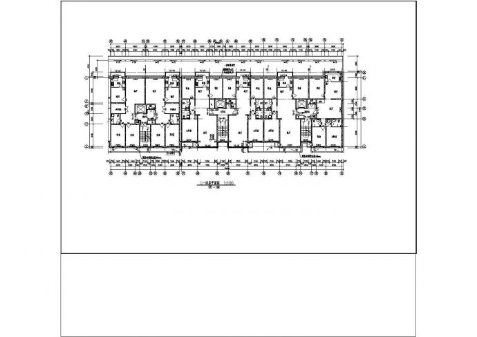 和诚住宅小区高层住宅楼 CAD施工设计图纸_图1