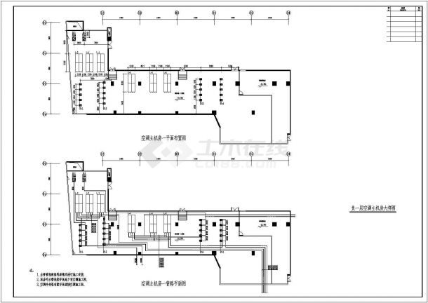 超高层办公楼暖通空调及通风排烟系统设计CAD图（甲级资质）-图一