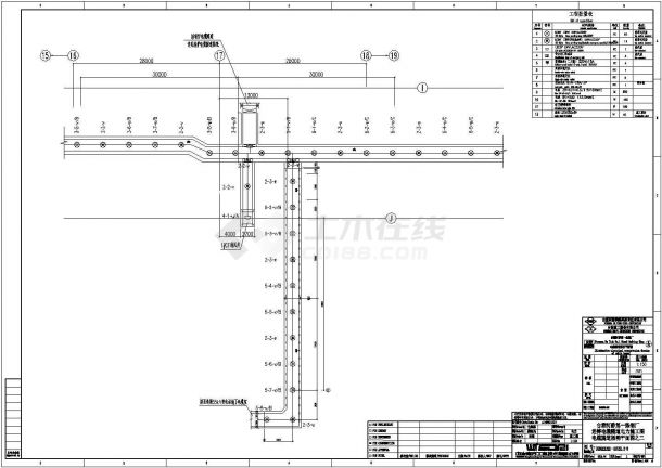某炼钢厂连铸电缆隧道工程设计cad电力施工图-图二