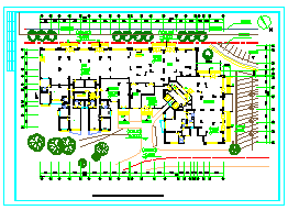 某地区高层住宅建筑方案设计cad图纸-图二