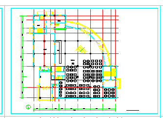 某地区高层综合楼建筑施工cad设计图纸_图1