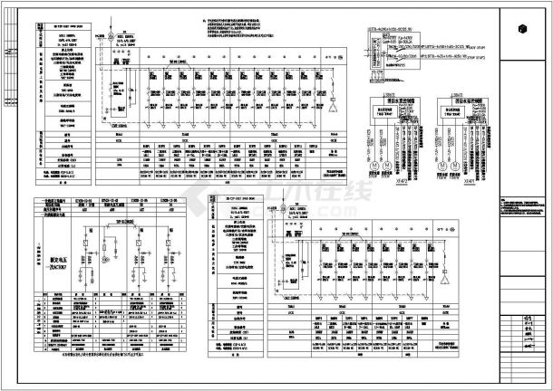 某标准厂房配套车库配电设计cad全套电气施工图（含设计说明）-图二