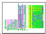 功能复杂的综合商业办公楼建筑cad施工图纸-图二