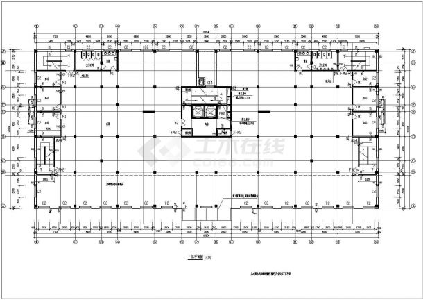 吉林省博士后公寓详细CAD设计施工图纸-图一