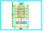 一套12层综合楼cad建筑施工设计图纸_图1