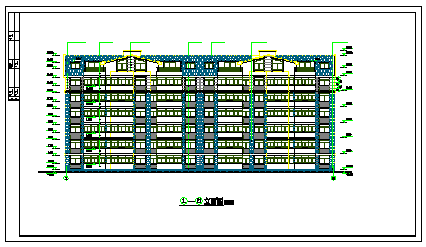 国贸中心某住宅楼建筑设计cad施工图_图1