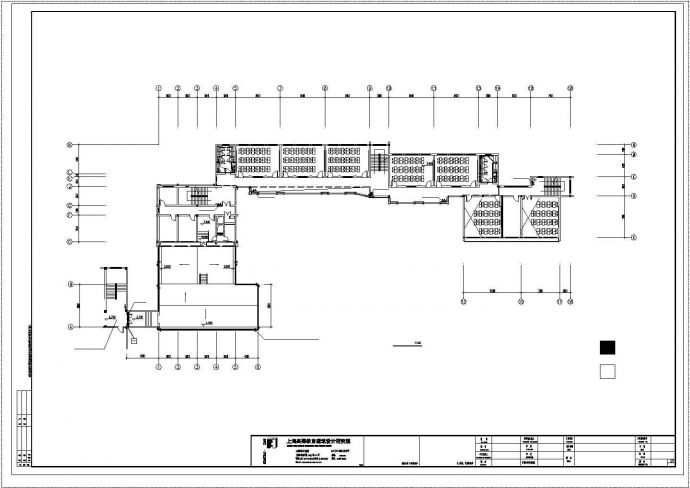 上海市彭浦中学5层框架结构教学楼给排水系统全套设计CAD图纸_图1
