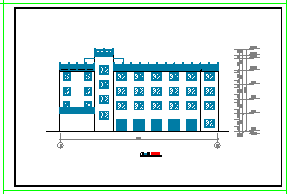 某宏声大酒店建筑结构设计cad图纸_图1