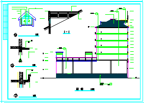 湖南某印刷厂综合楼全套建筑设计cad施工图
