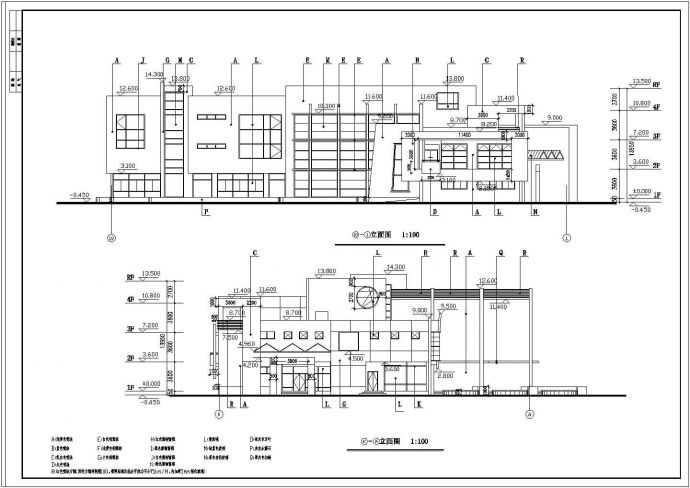 某地三层幼儿园建筑设计CAD图_图1