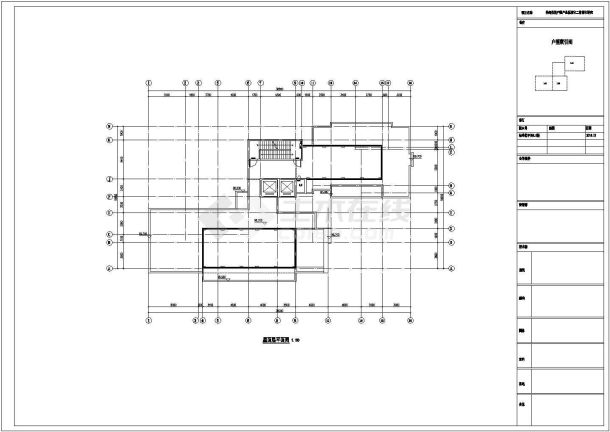 汕尾现代建筑全套施工cad图-图一