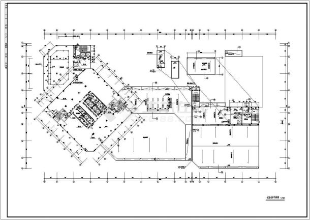 某5星级酒店全套建筑CAD图-图一