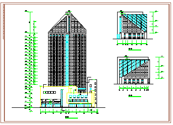 某地区5星级酒店全套建筑cad设计施工图_图1