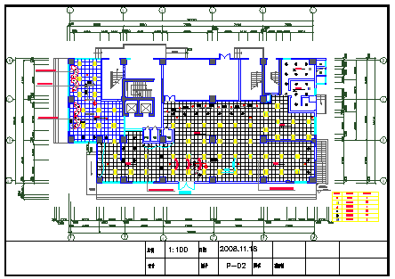 KFC餐饮空间装修cad方案图（含效果）_图1