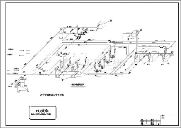 北京市海淀区某小区燃气锅炉房改造工程全套设计CAD图纸-图一