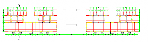 某战士食堂建筑设计cad施工图（含效果图）-图二