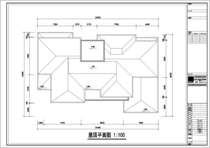 某小区独栋建筑电梯入户设计施工CAD图纸_图1