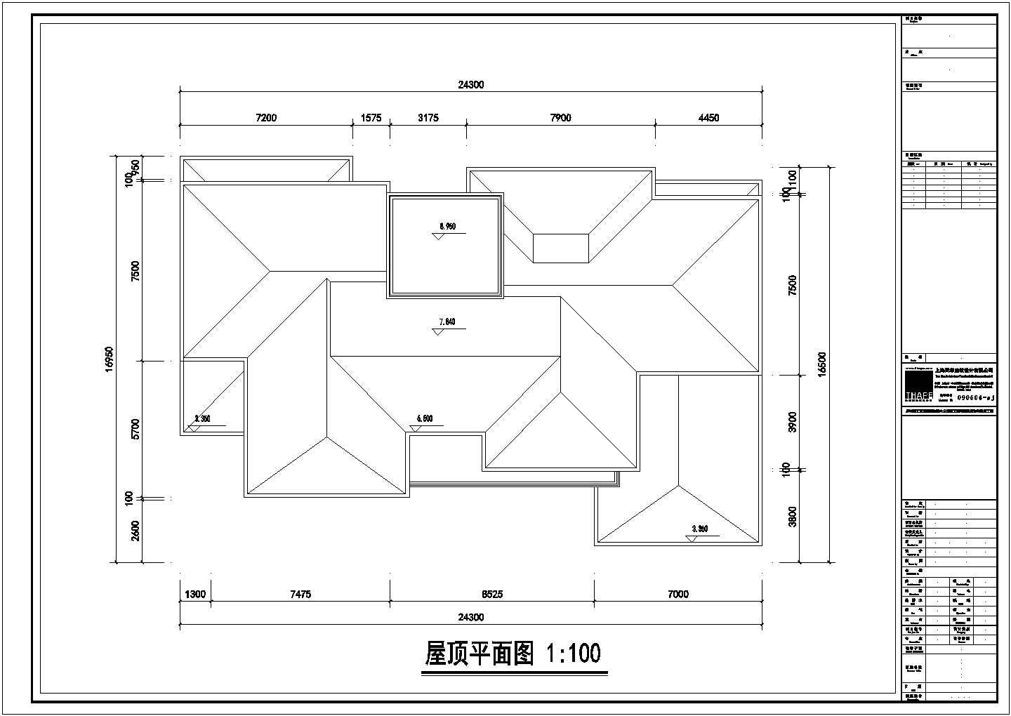 某小区独栋建筑电梯入户设计施工CAD图纸