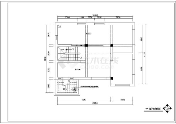 名仕御园家居装修详细建筑施工图-图五