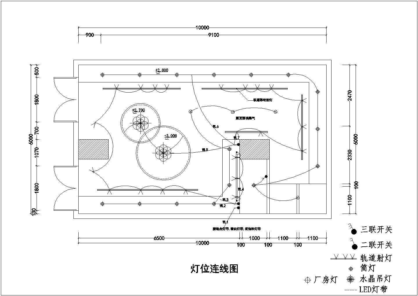 60平方服装店全套装修施工图