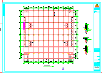 物流仓储工程改造结构加固设计CAD施工图