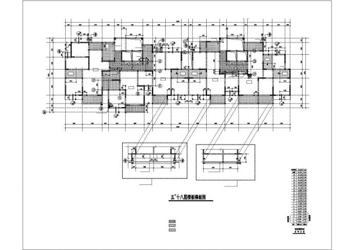 杭州市馨乐花园小区18层剪力墙结构住宅楼全套结构设计CAD图纸_图1